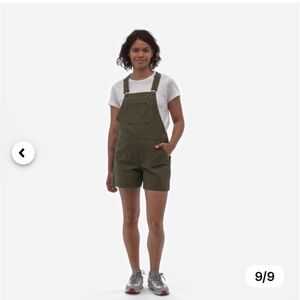 PATAGONIA-Women's Stand Up Overalls - 5 in Dyno White size large